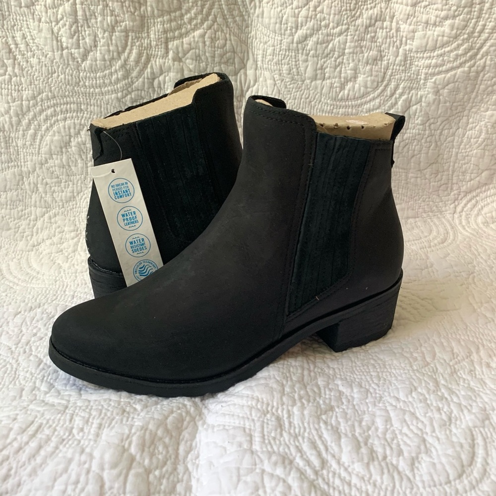 Reef Voyage Leather Chelsea Boots Black US 8